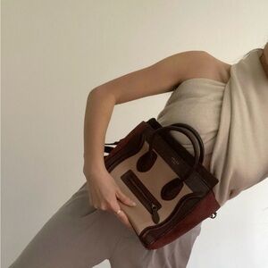 Celine Tri-Color Micro Luggage